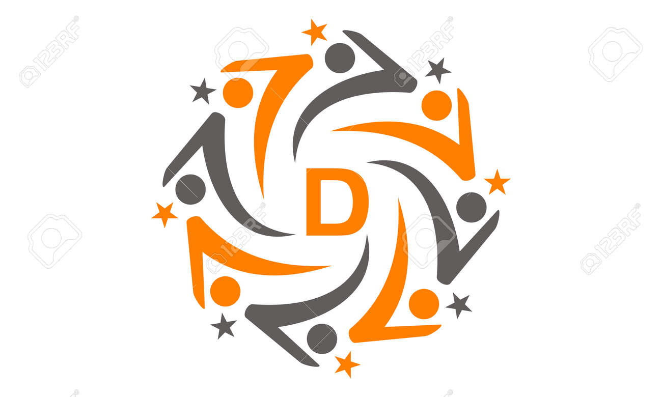 成功の人生コーチング頭文字 D のイラスト素材 ベクタ Image