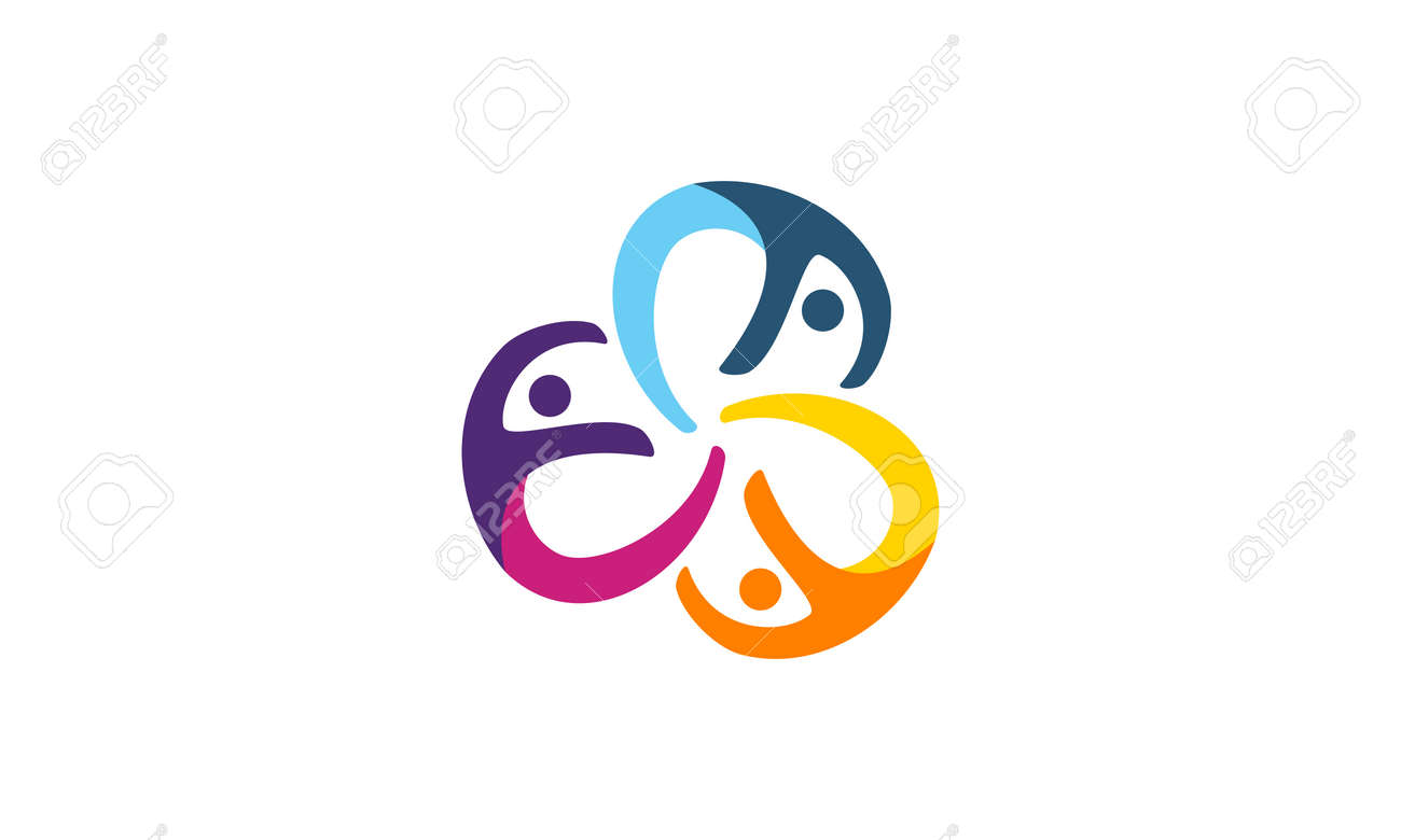 synergy teamwork success coaching icon vector illustration royalty