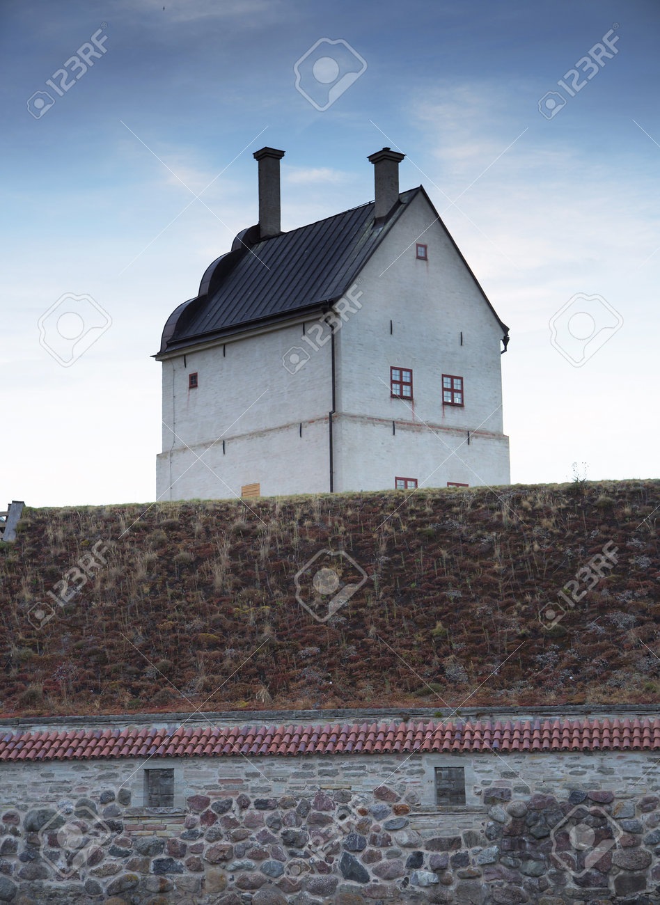 stock photo vadstena sweden july 26 2016 vadstena castle is a castle complex was built as fortification of gustav vasa in the 1500s in the southwestern