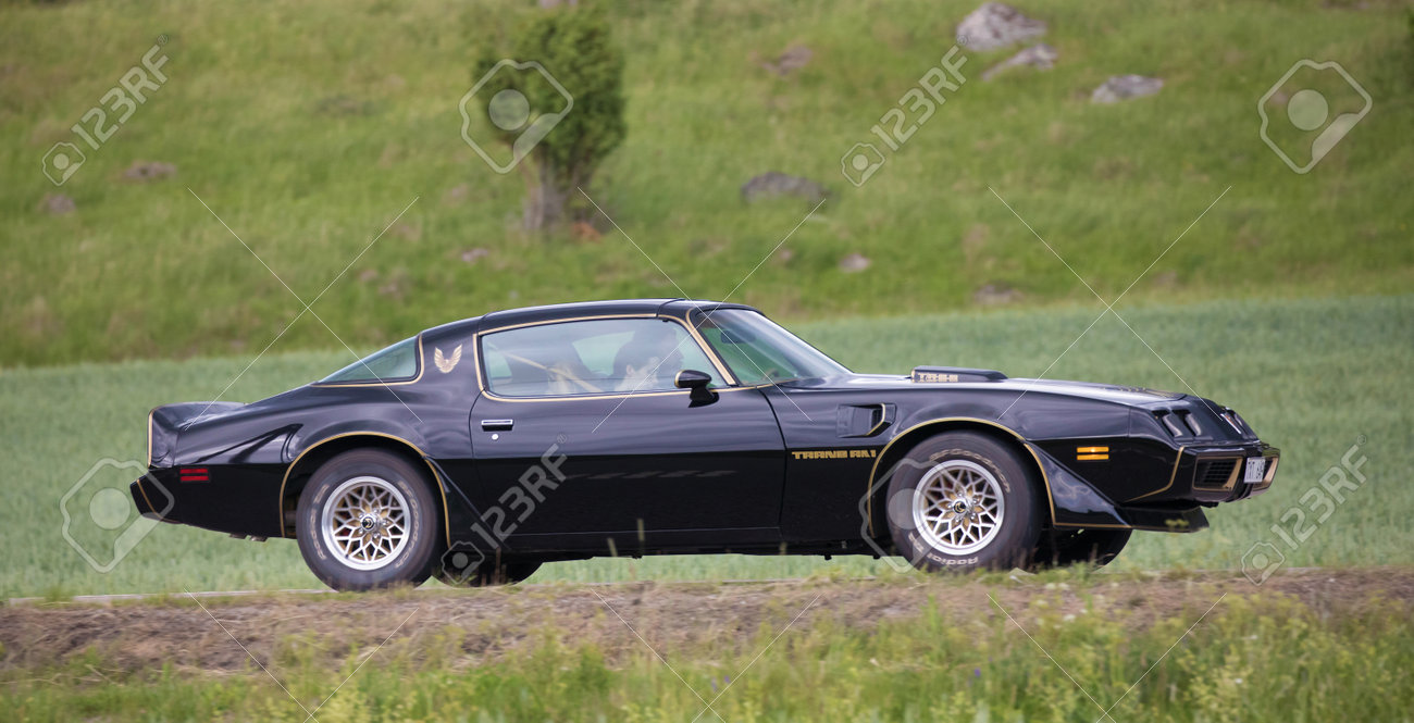 Trosa Sweden June 22 2017 Pontiac Firebird Transam Year 1979
