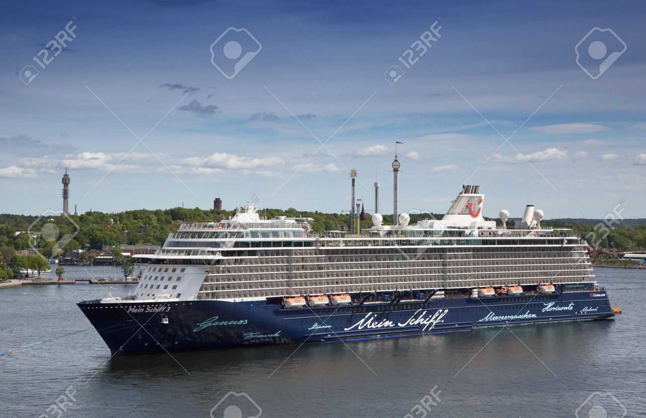 Stockholm Sweden May 25 2017 The Cruise Ship Mein Schiff 3