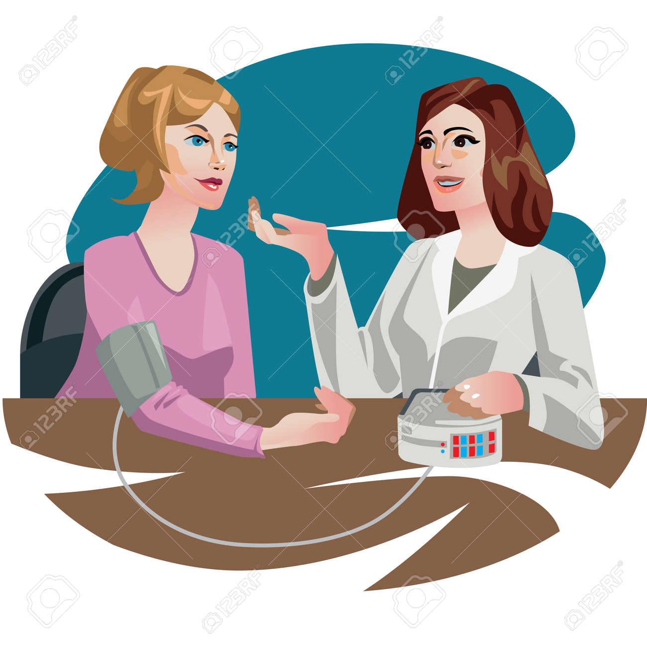 a woman patient came to the doctor to get information about her