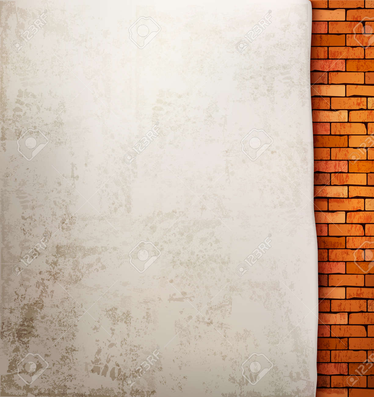 ビンテージ レンガ壁の背景 のイラスト素材 ベクタ Image ビンテージ レンガ壁の背景 のイラスト素材 ベクタ Image