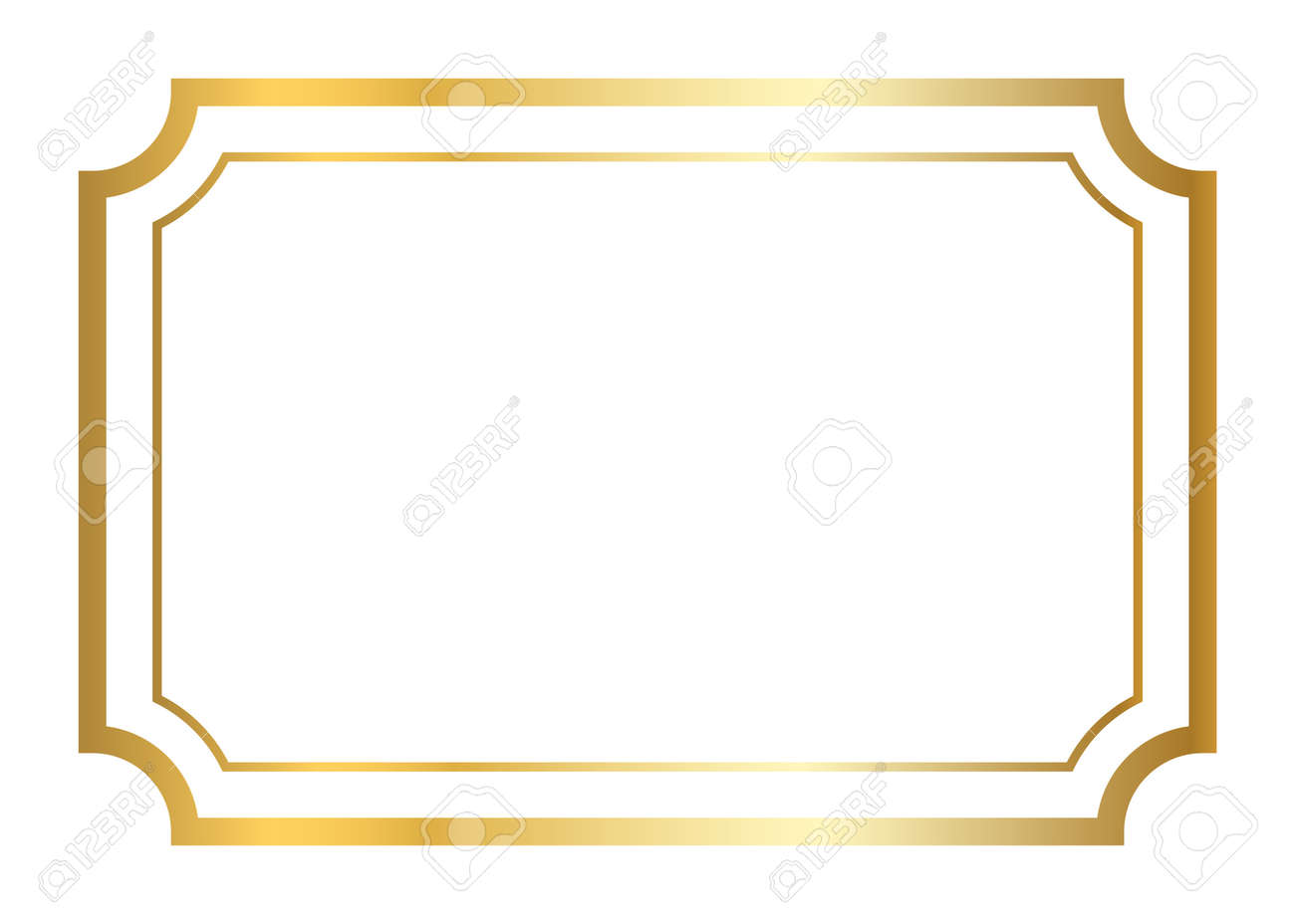 photo Cuadro Marco Blanco Png Sin Fondo marco dorado hermoso diseno dorado simple frontera decorativa del estilo del vintage aislada en el fondo blanco deco objeto de arte elegante