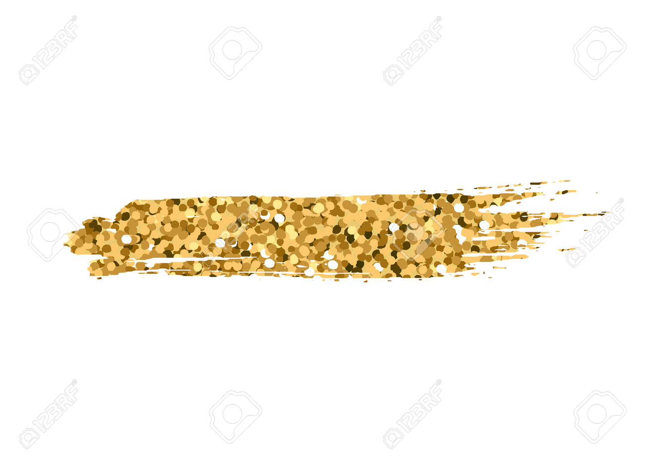 gold brush stroke golden paint foil glitter color effect glitter brush