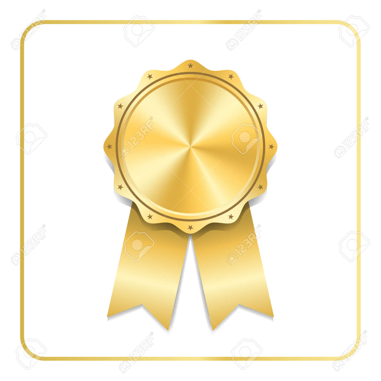 gold award ribbon