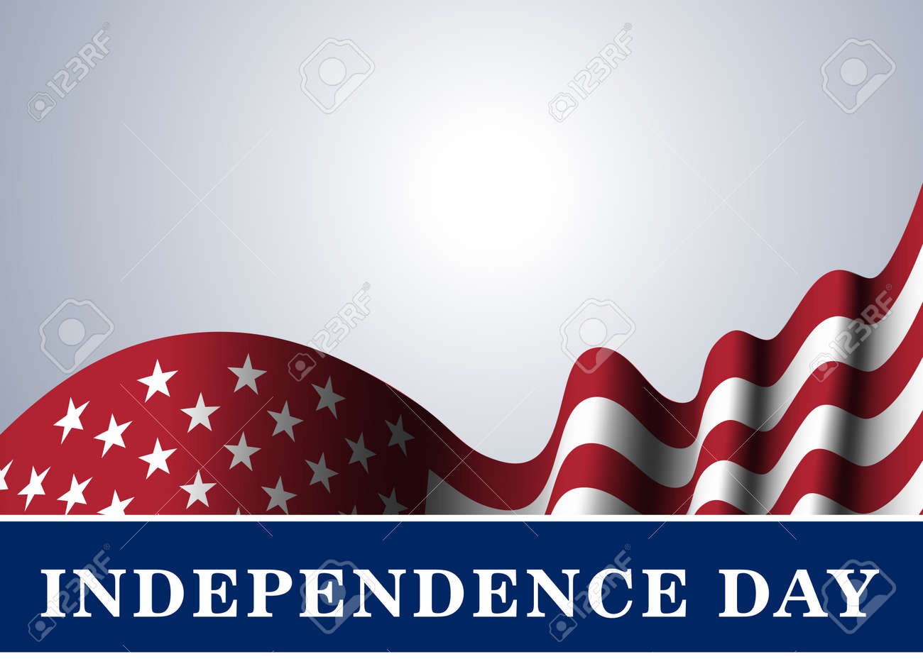 independence day usa background with flag symbol of 4th july