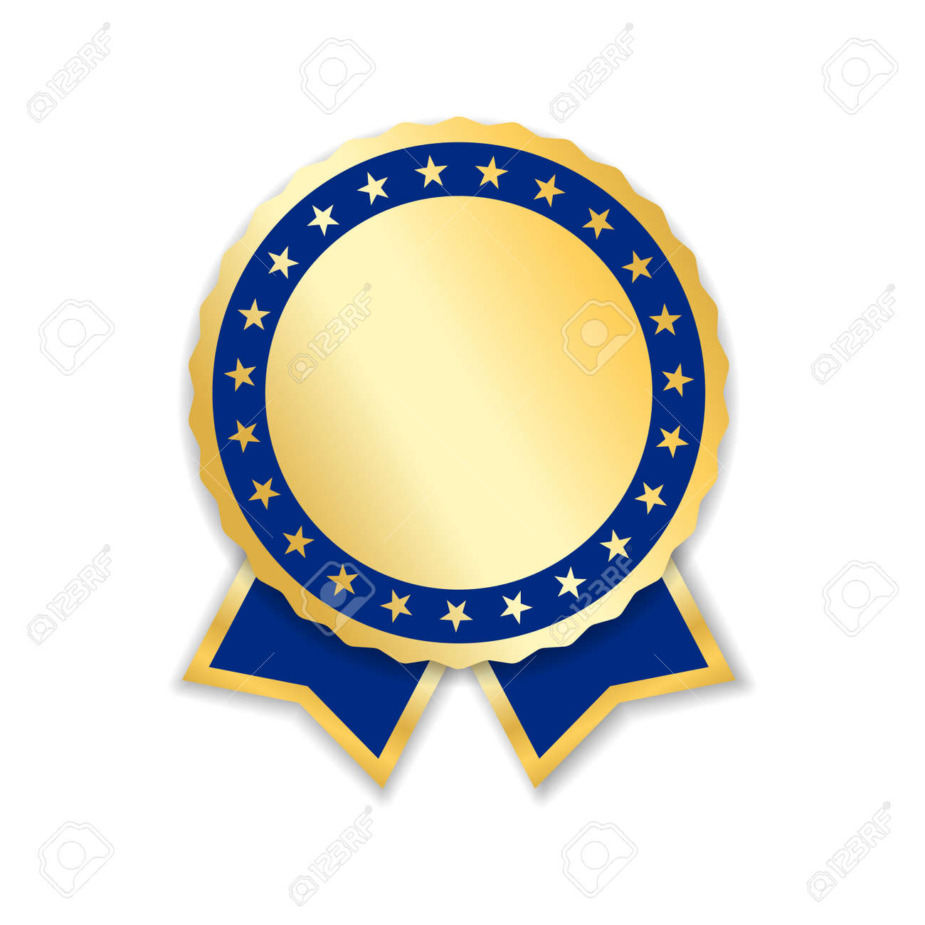 Award ribbon isolated. Gold blue design medal, label, badge, certificate. Symbol best sale, price, quality, guarantee or success, achievement. Golden ribbon award decoration Vector illustration - 91882557 Award ribbon isolated. Gold blue design medal, label, badge, certificate. Symbol best sale, price, quality, guarantee or success, achievement. Golden ribbon award decoration Vector illustration - 91882557