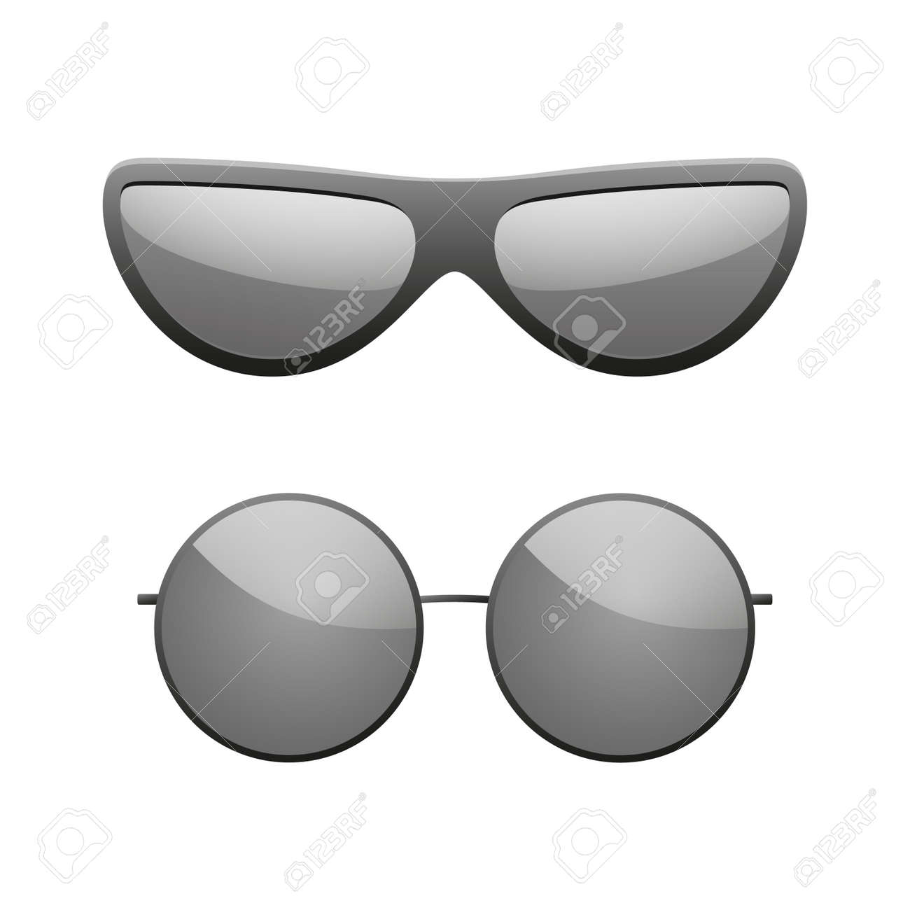 glasses and sunglasses