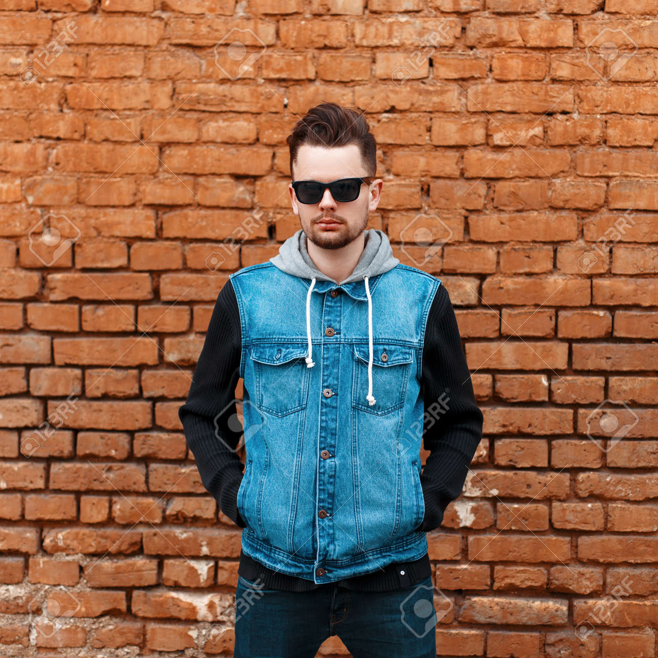 hipster denim jacket