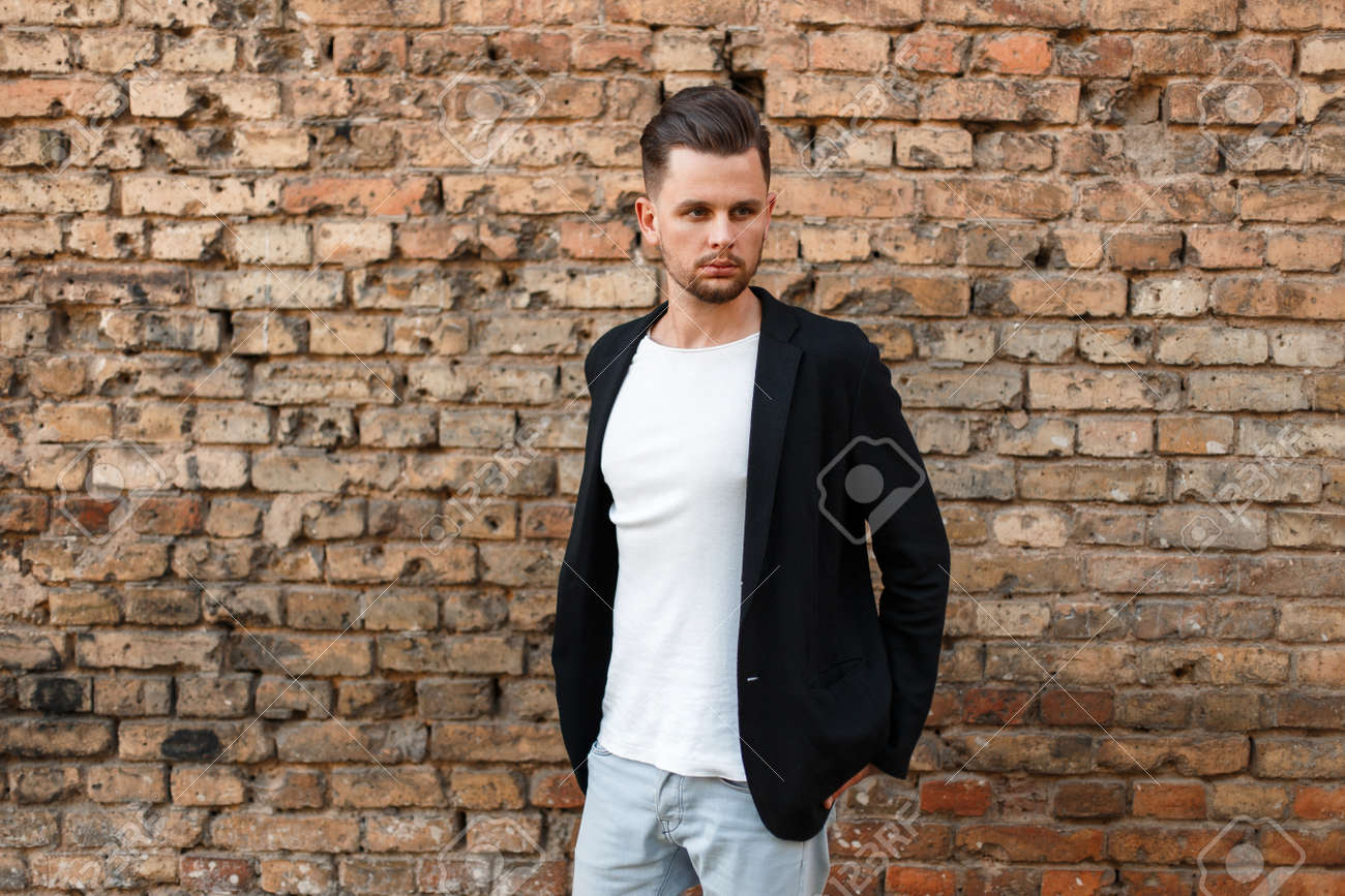 stylish t shirt with jacket