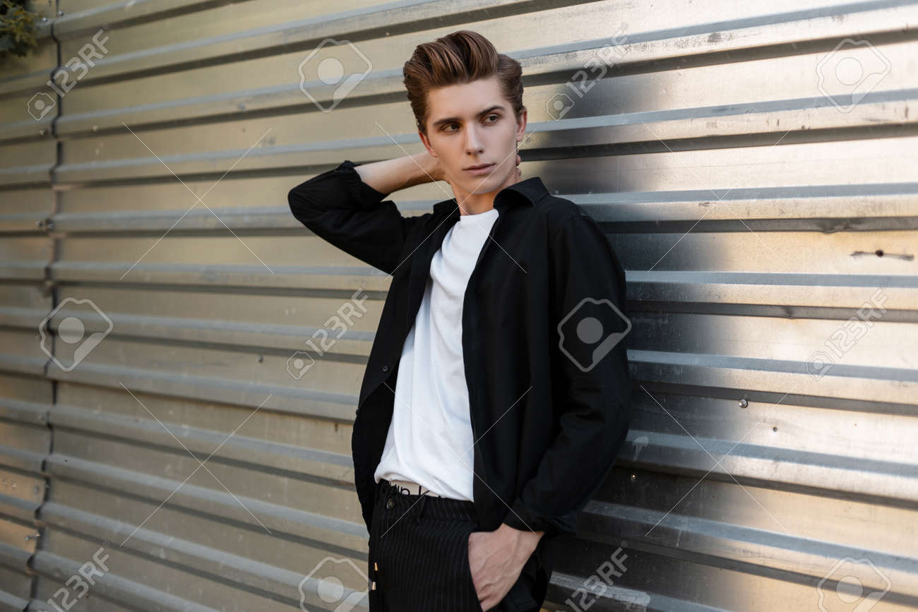 trendy striped pants