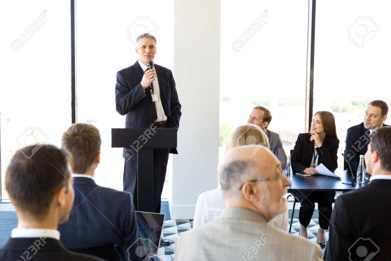 microphone in front of speaker