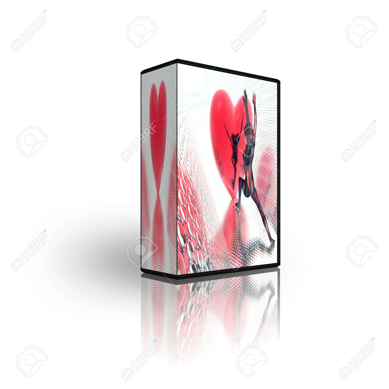 blank cd dvd box template isolated on white stock photo picture and