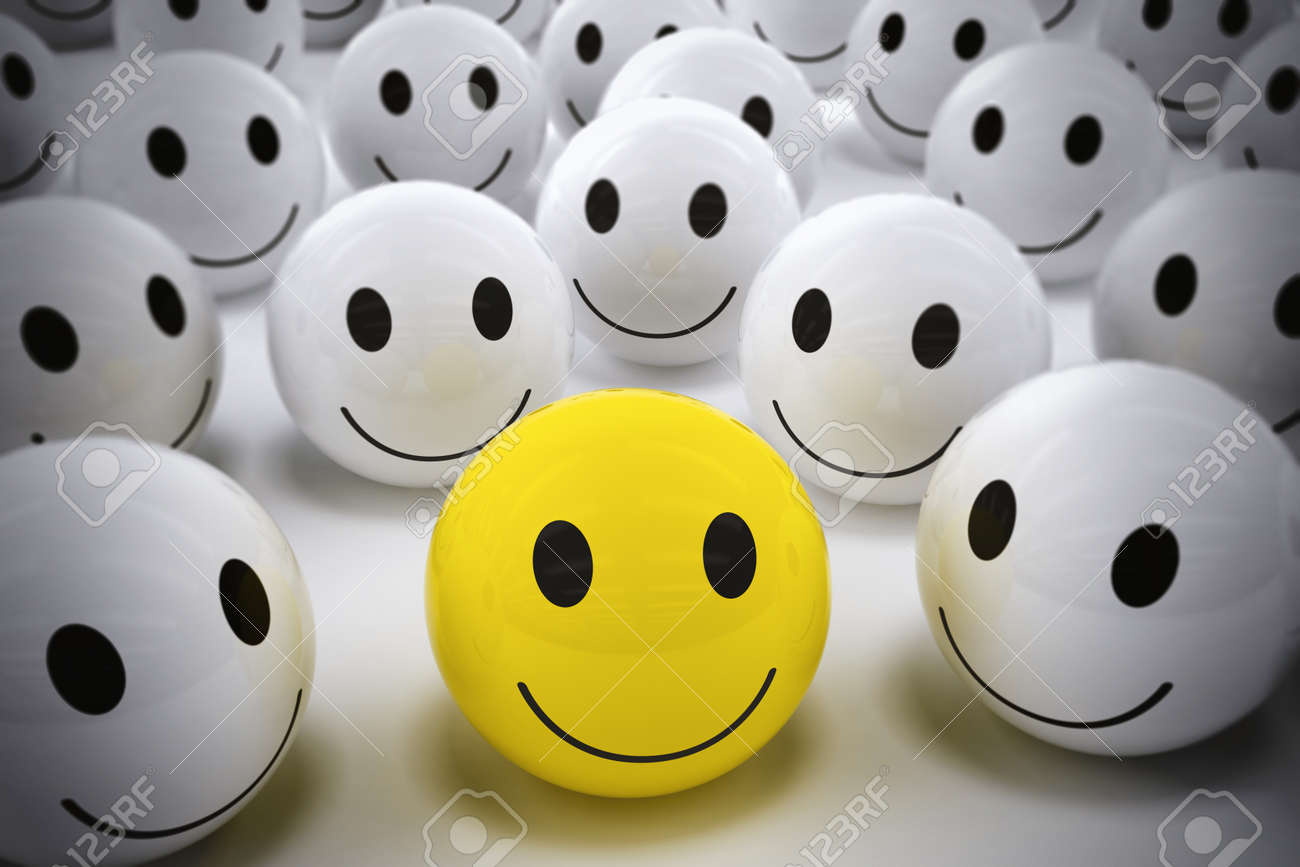smiley face balls