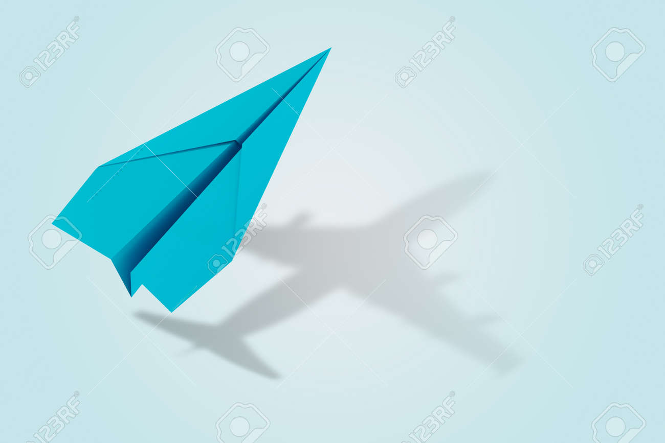 Ambition and target concept with paper plane. 3d rendering - 125821462 Ambition and target concept with paper plane. 3d rendering - 125821462
