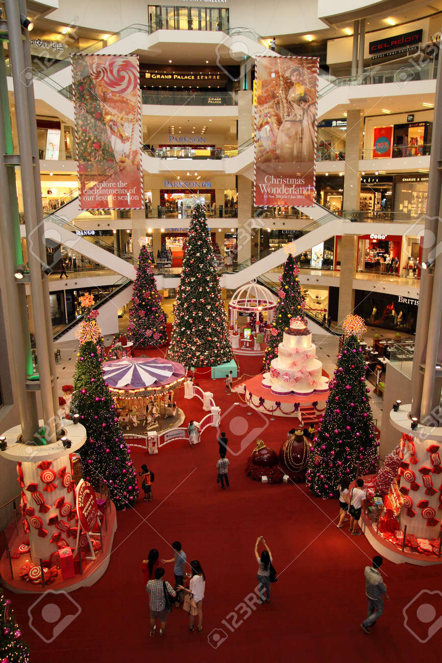 KUALA LUMPUR, MALAYSIA - DECEMBER 10 - Decoration Of Christmas For