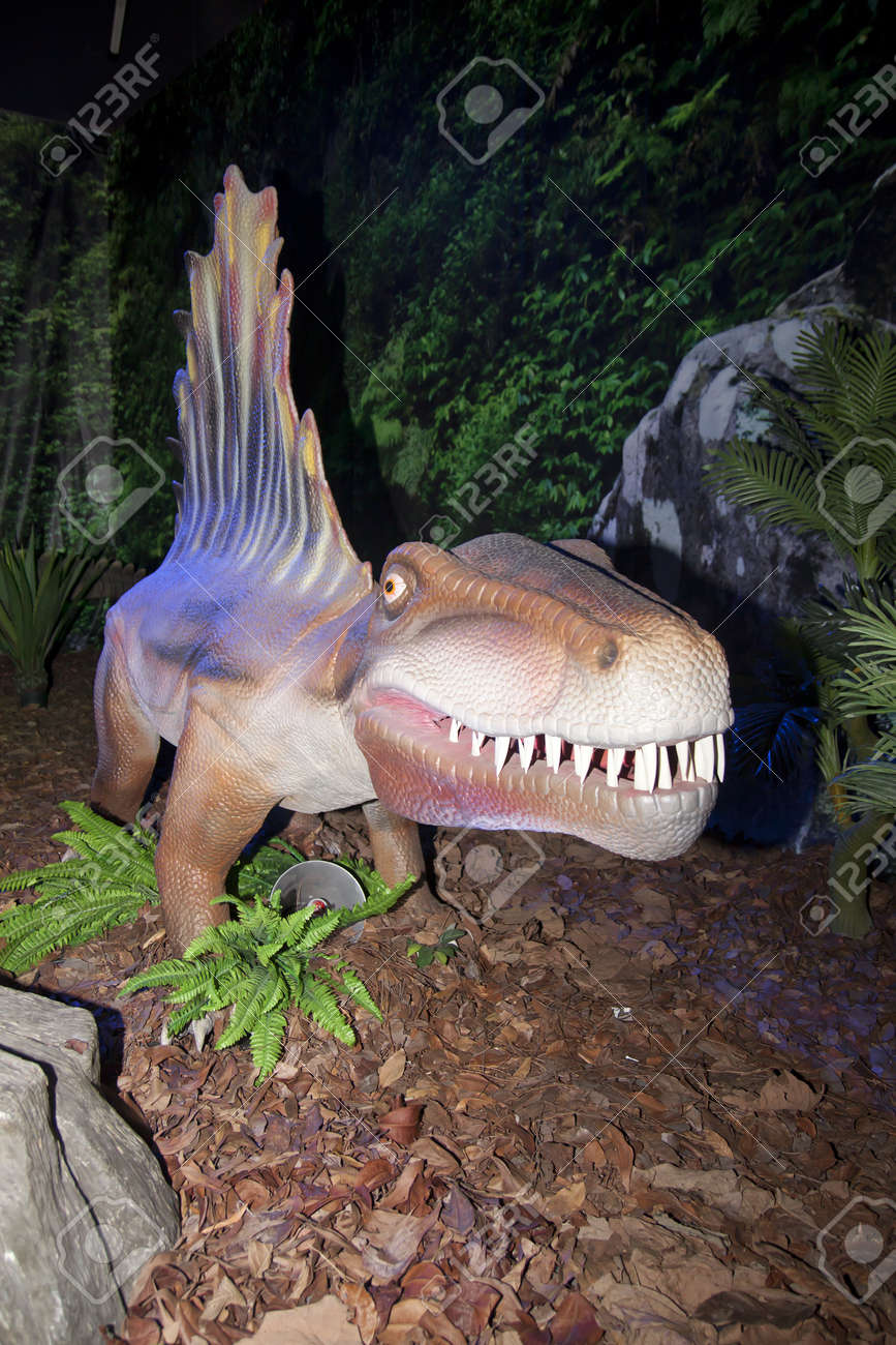 kuala lumpur malaysia may 12 a life size dimetrodon on displayed dimetrodon size