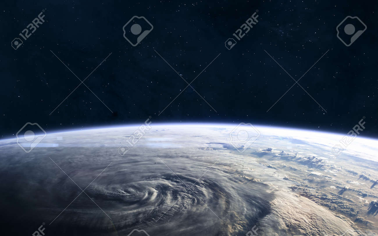 Earth landscape View from outer space. Solar system. - 138639378 Earth landscape View from outer space. Solar system. - 138639378