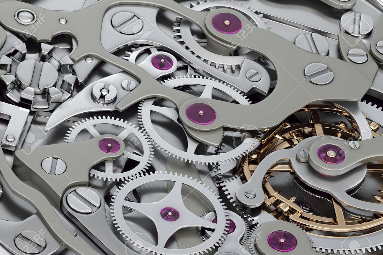 gear wrist watch