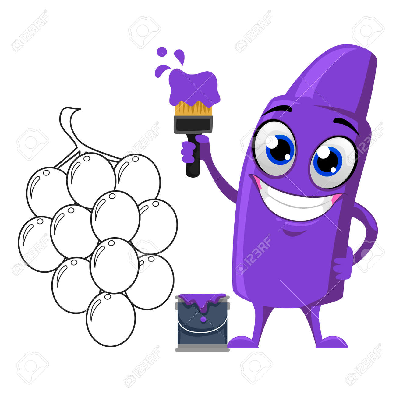 Vector Illustration Of Violet Crayon Mascot Coloring Grapes Royalty ... for clipart violet crayon
157uhy Vector Illustration Of Violet Crayon Mascot Coloring Grapes Royalty ... for clipart violet crayon
157uhy