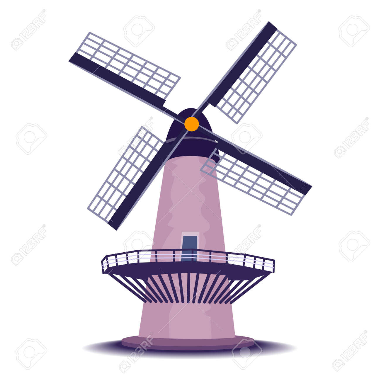 風車のベクトル イラスト のイラスト素材 ベクタ Image 5324