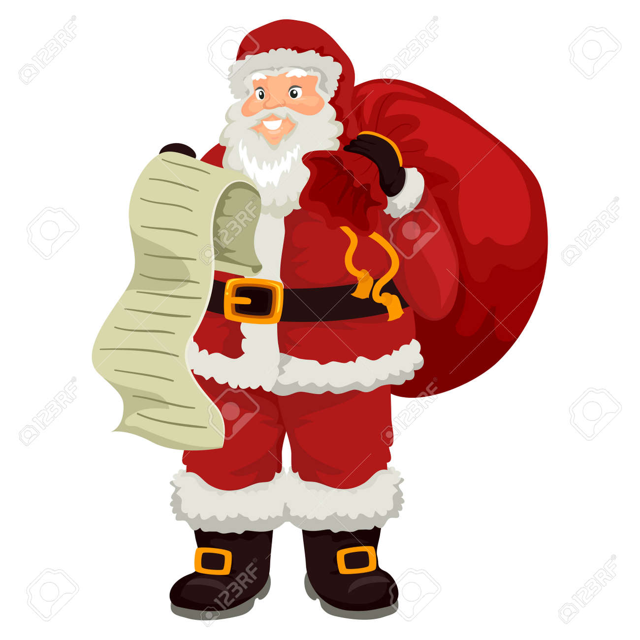 Bag for List Santa
