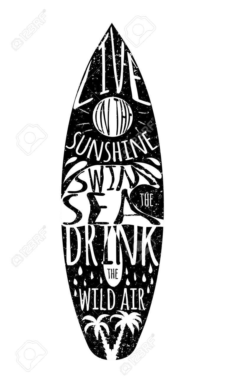 ベクトル イラスト サーフィンのボード ポスター ポストカードとして使用できます ベクトル図のイラスト素材 ベクタ Image