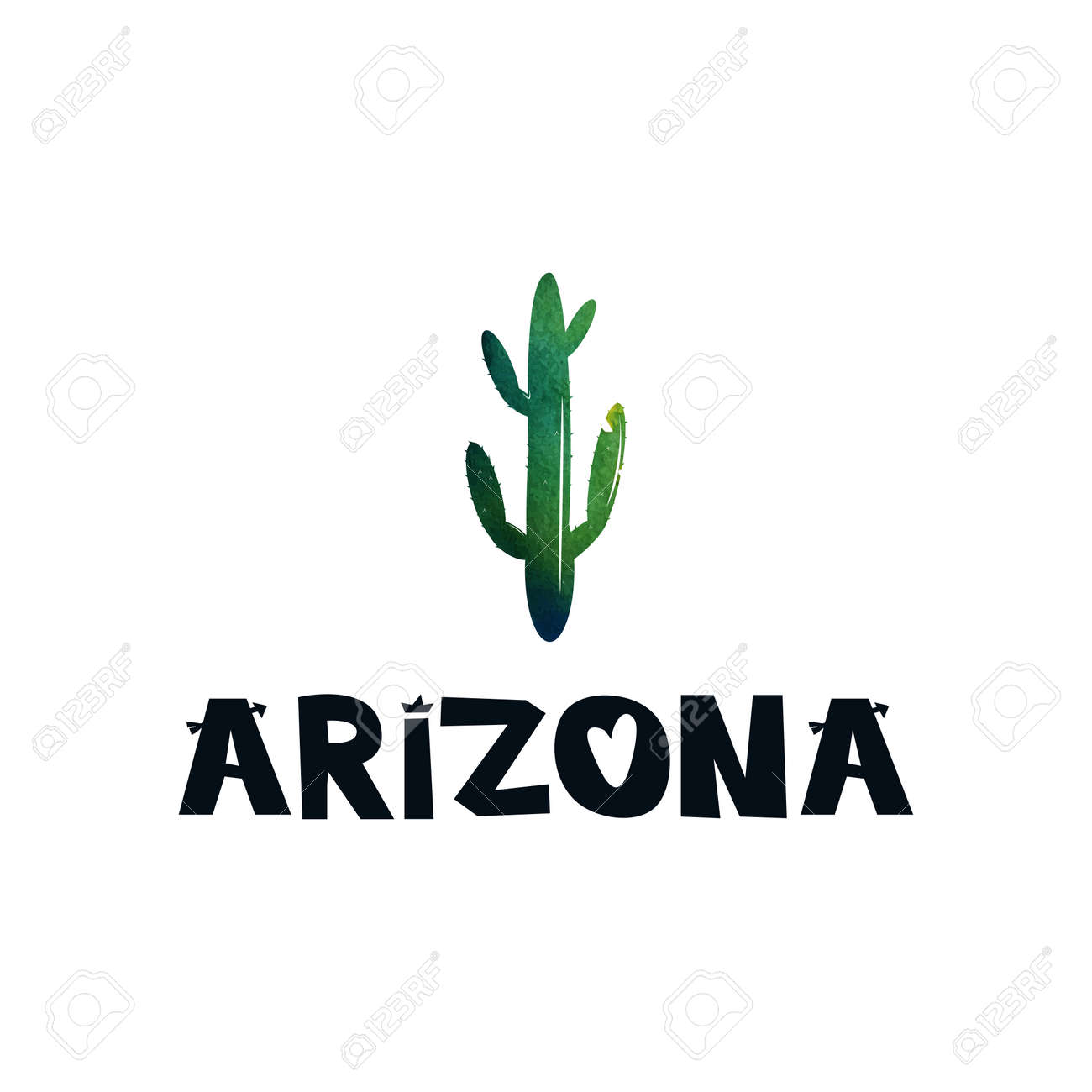 Karte Mit Grunem Kaktus Und Text Arizona Schwarz Weiss Skandinavischen Stil Illustrationen Design Fur Textilien Tapeten Stoffe Einfache Zeichnung Vektor Illustration Lizenzfrei Nutzbare Vektorgrafiken Clip Arts Illustrationen Image 77474023