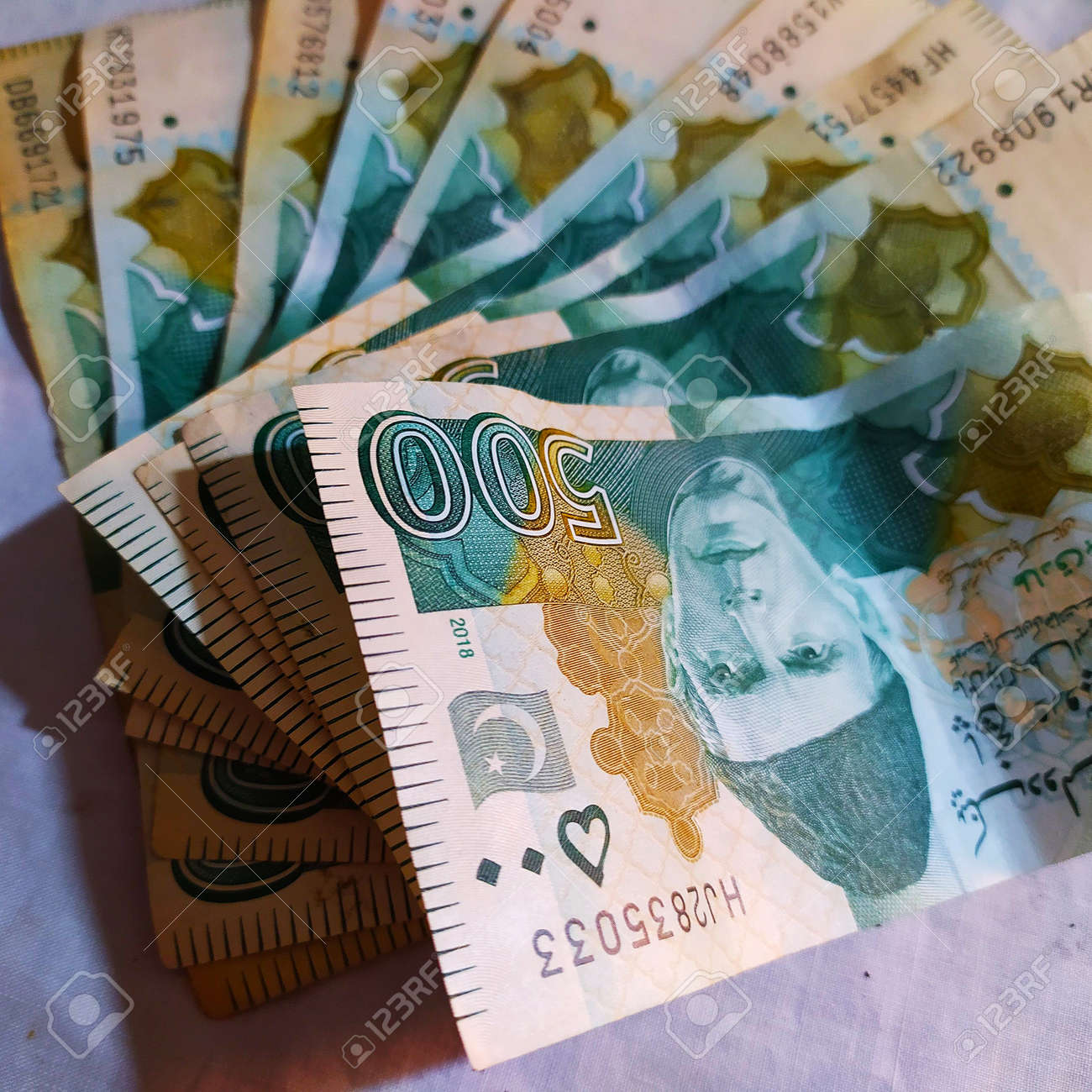 Pakistani Currency Bank Note Of 500 Rupees Isolated Stock Photo, Picture  and Royalty Free Image. Image 145756535.