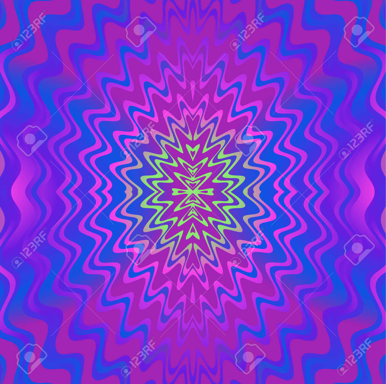 サイケデリックな渦抽象美術 背景デザイン イラストのイラスト素材 ベクタ Image