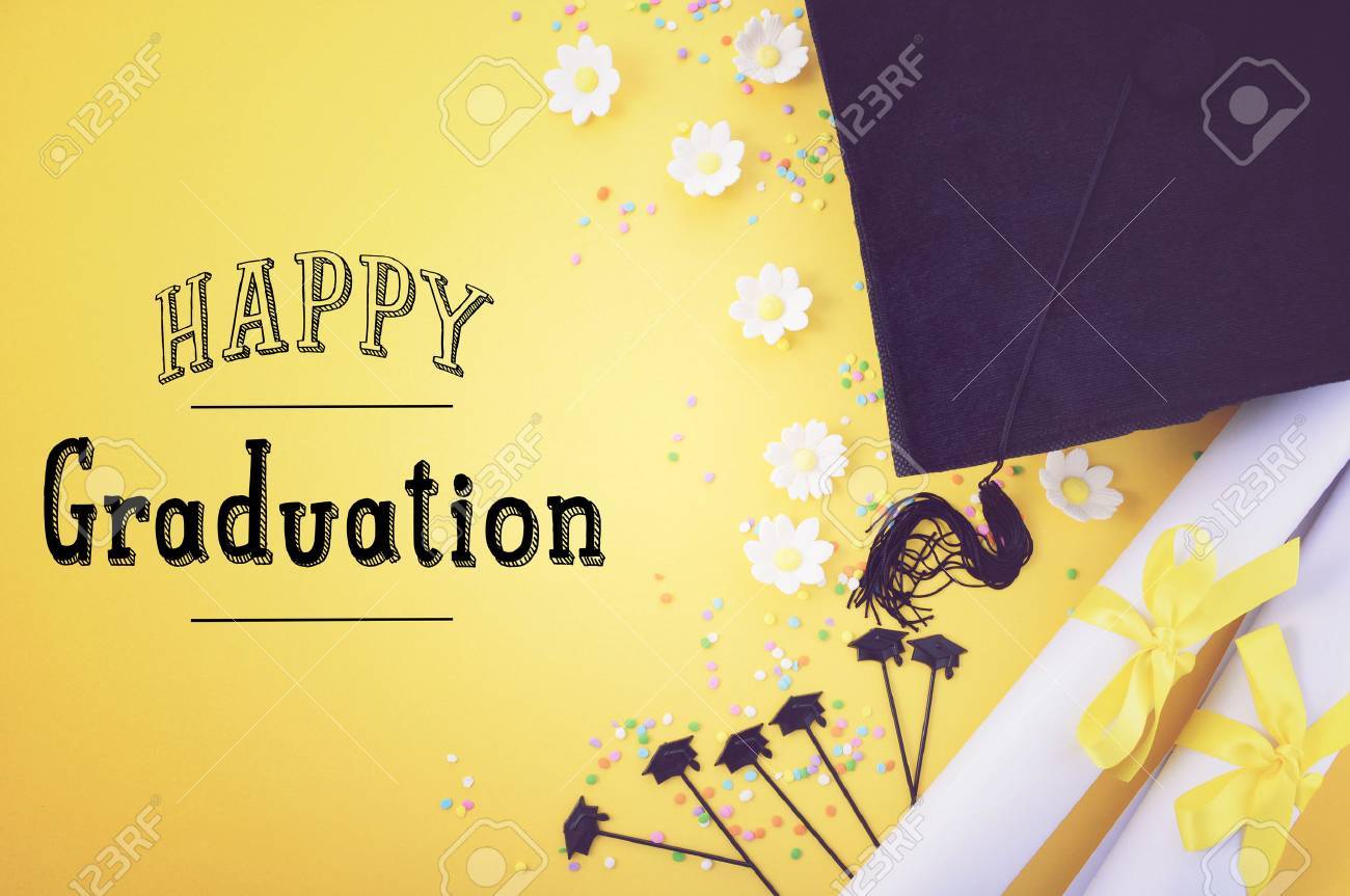 graduation borders black and white