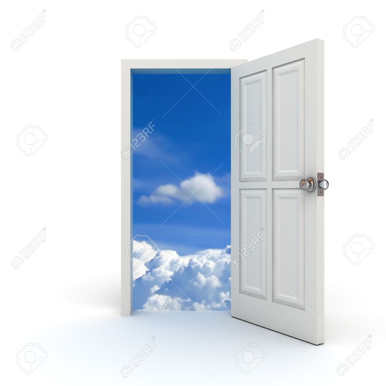 Open White Door Open White Door