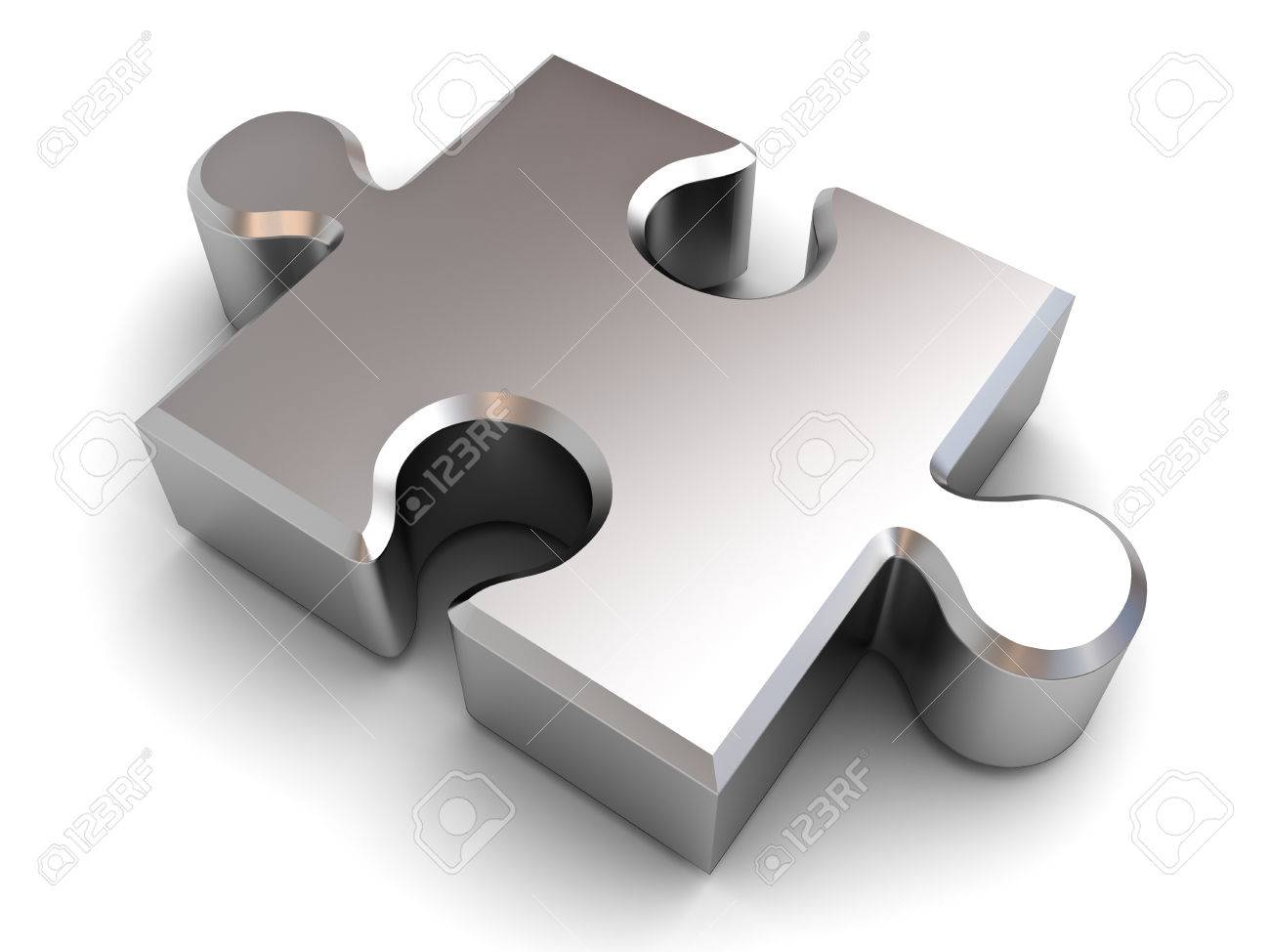 rompecabezas de metal