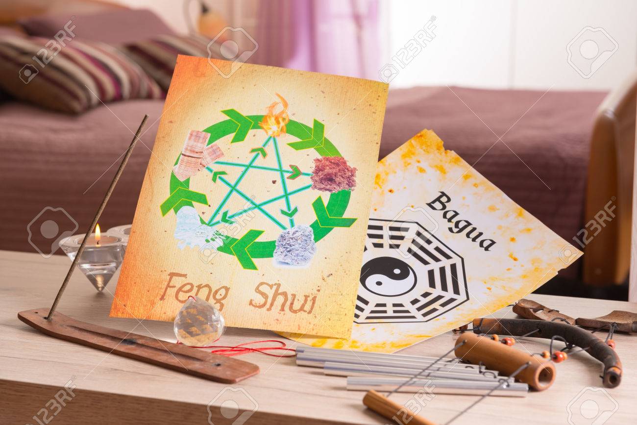 Conceptual image of Feng Shui with five elements - 56416926 Conceptual image of Feng Shui with five elements - 56416926