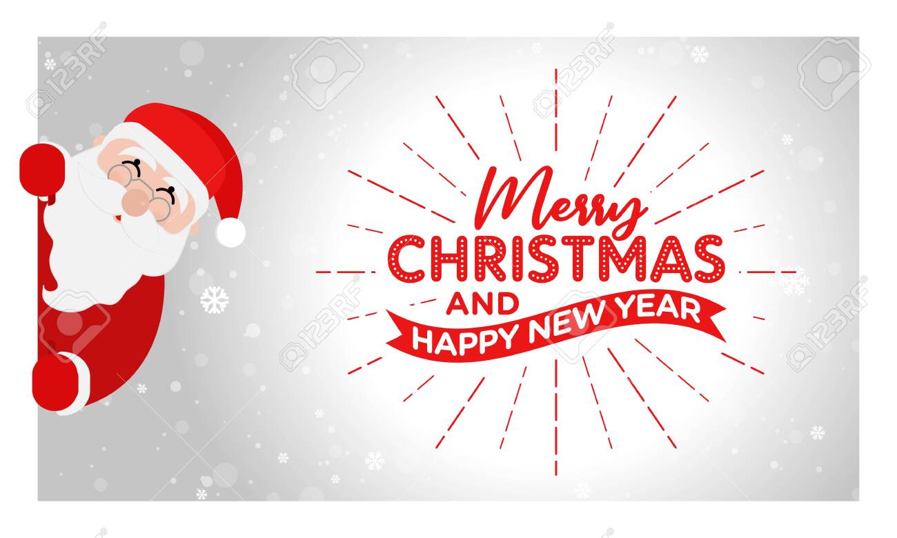 merry christmas and happy new year banner, design, sticker