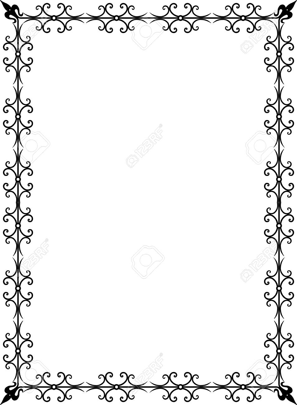 decorative pattern photo frame