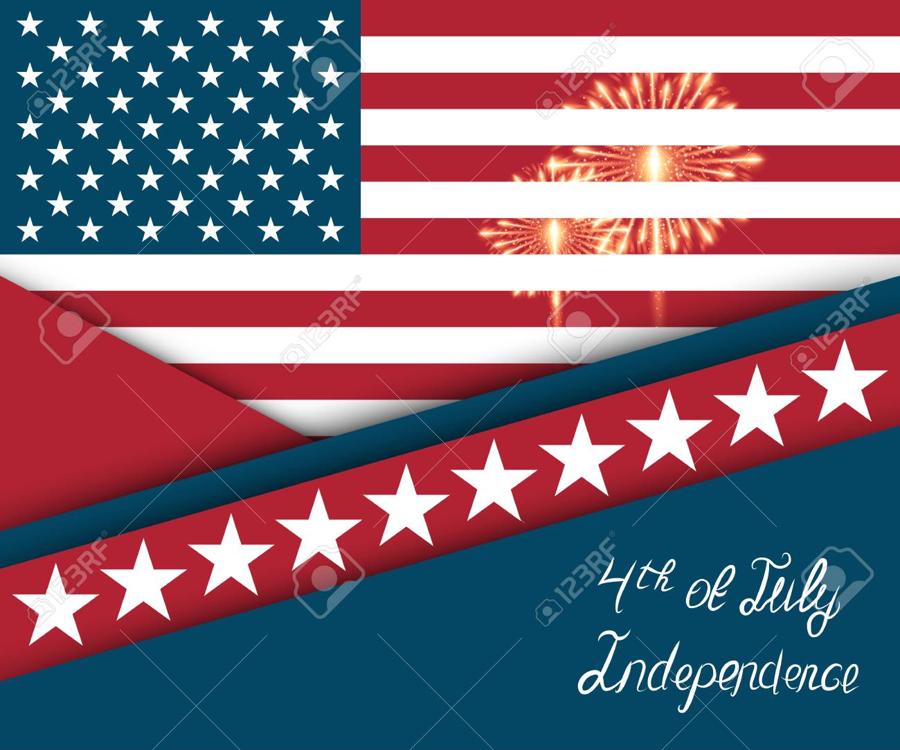 fourth of july independence day greeting card poster flyer patriotic flyer
