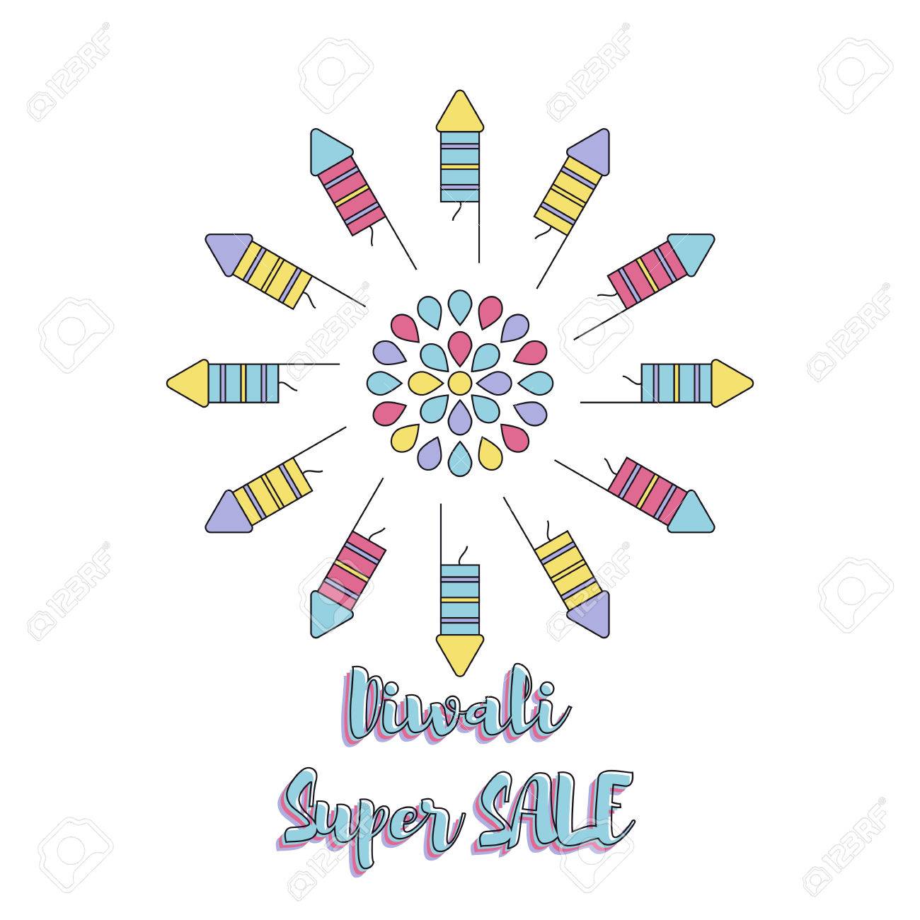 creative poster sale happy diwali royalty free cliparts vectors