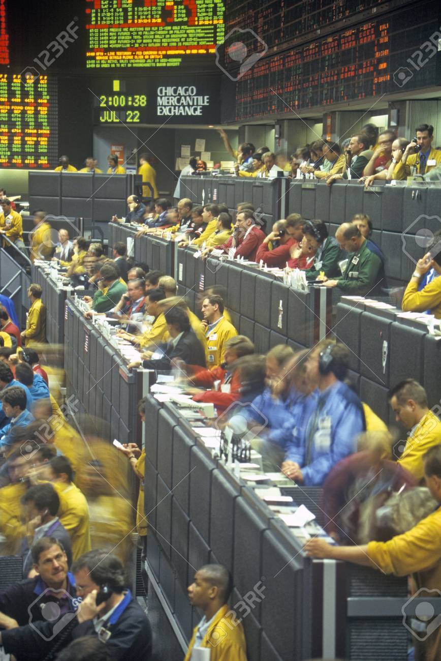 시카고 상품 거래소, 시카고, 일리노이의 무역 층 로열티 무료 사진, 그림, 이미지 그리고 스톡포토그래피. Image 20514219