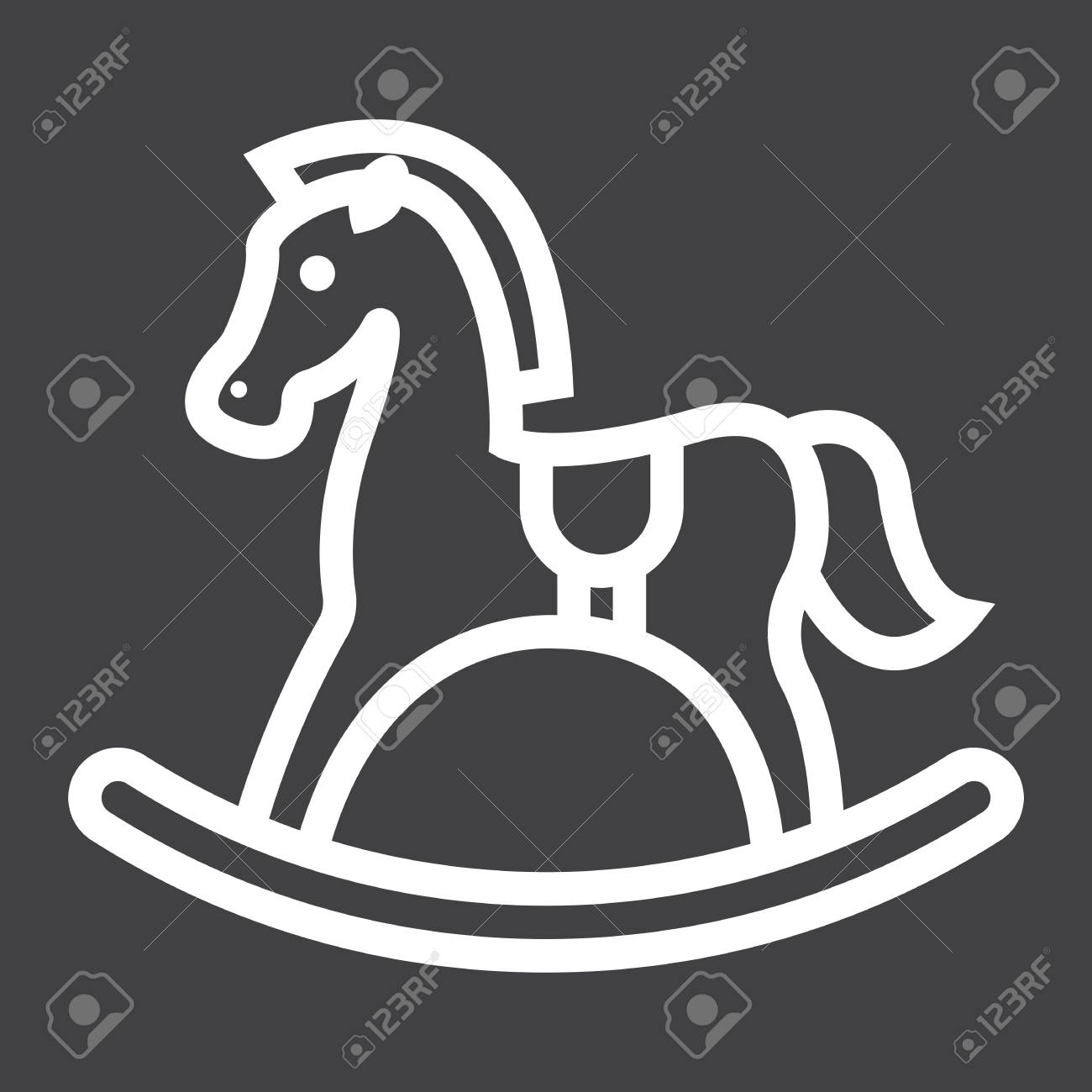 cheval à bascule jouet