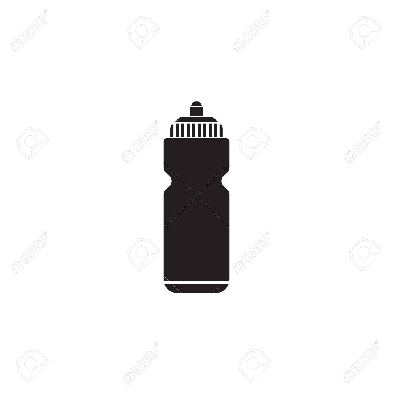 sport bottle water solid icon hydro flask vector graphics