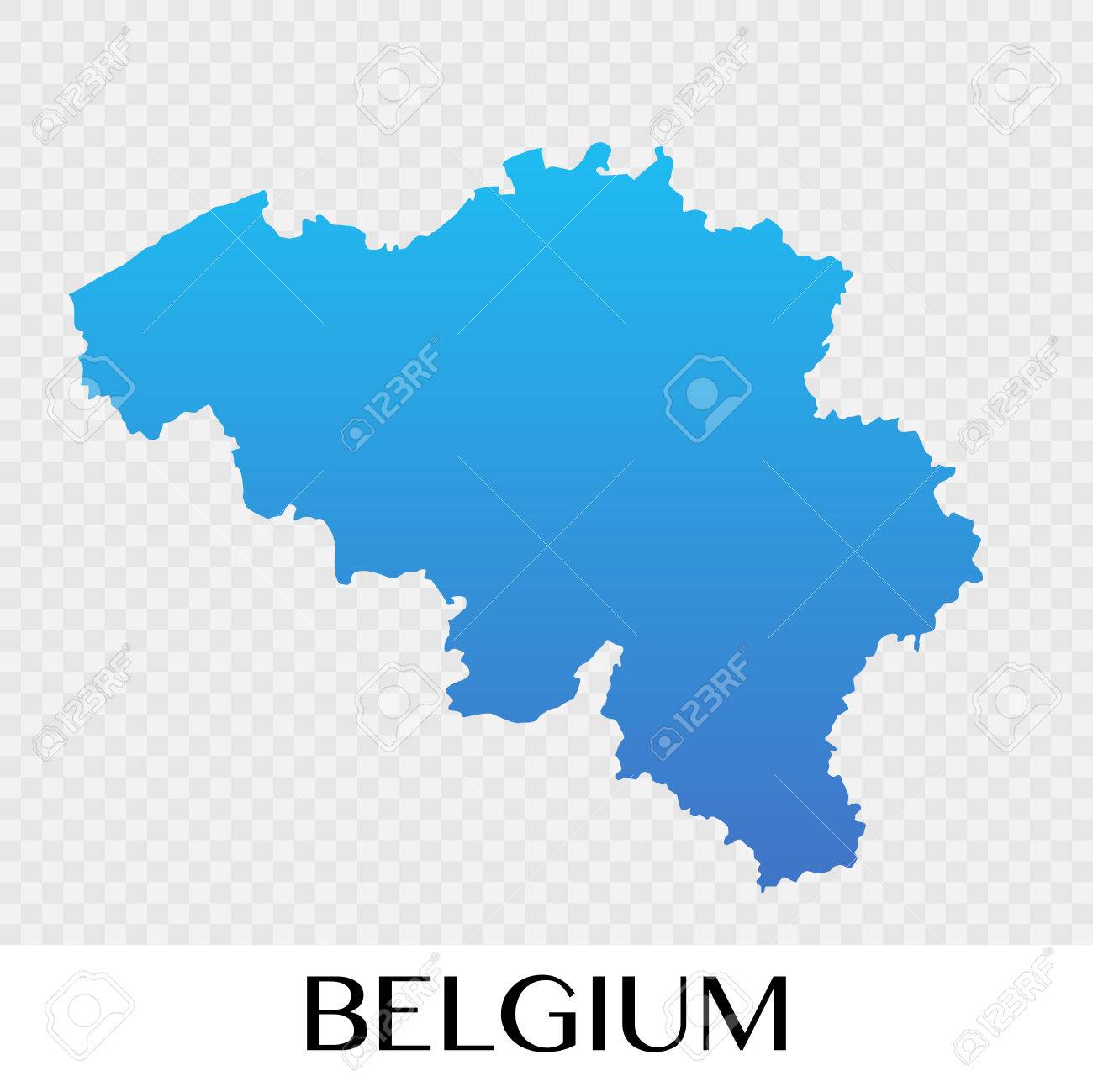 belgium map in europe continent illustration design stock vector 82685223