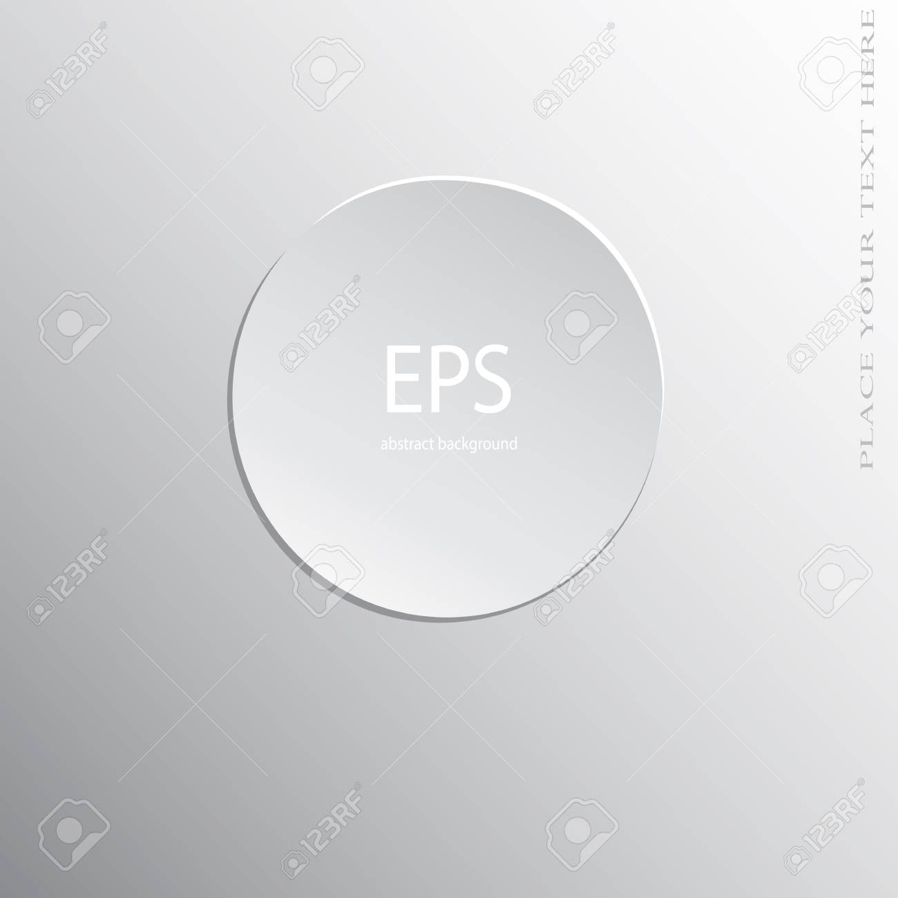 white paper circle sticker gradient background royalty free