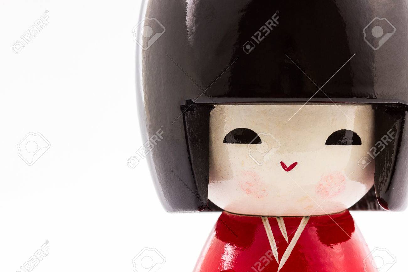 bambole giapponesi legno