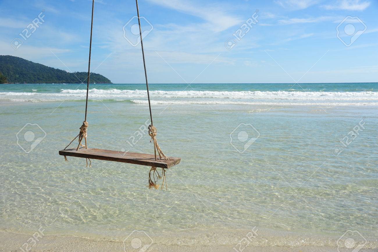 beach swing chair