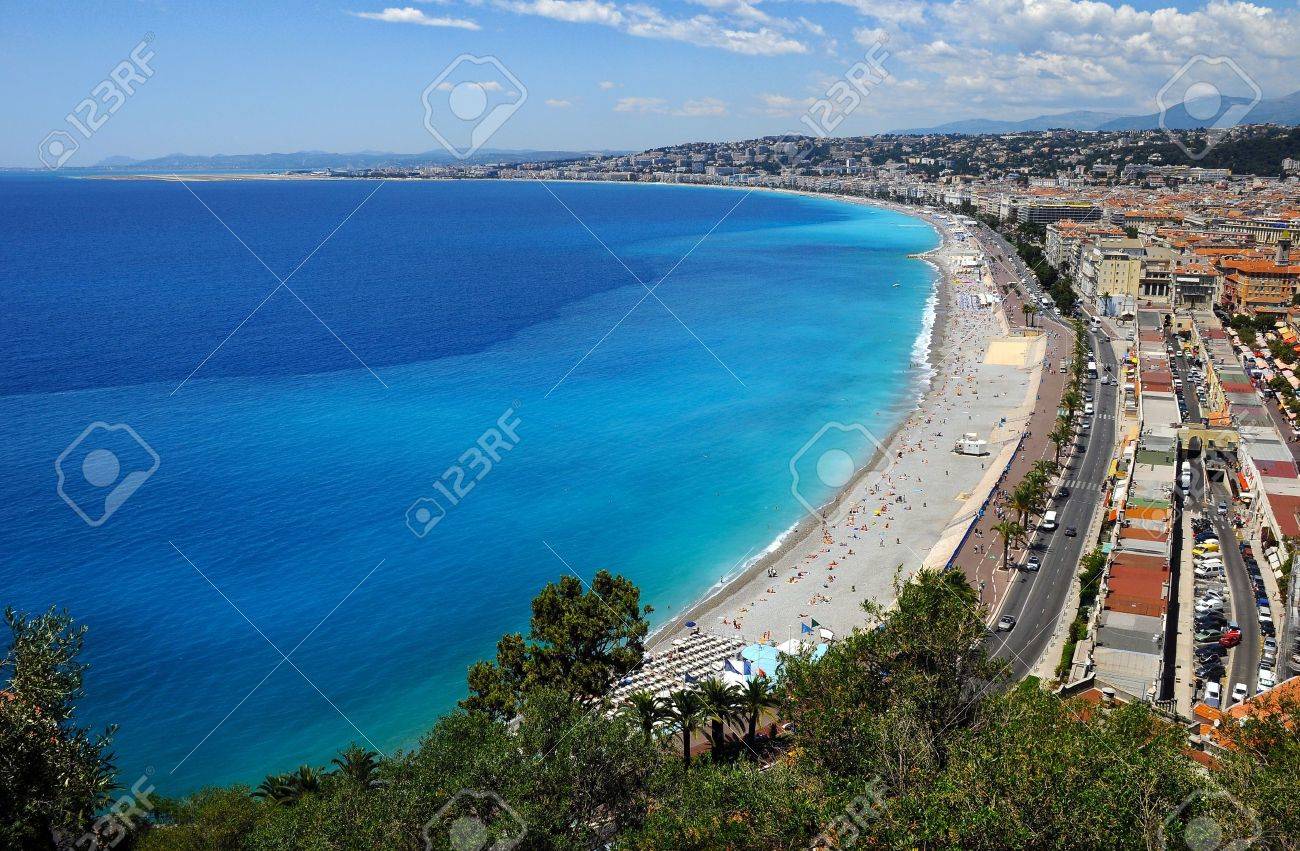 Coastline Of Nica France Stock Photo Picture And Royalty Free Image Image