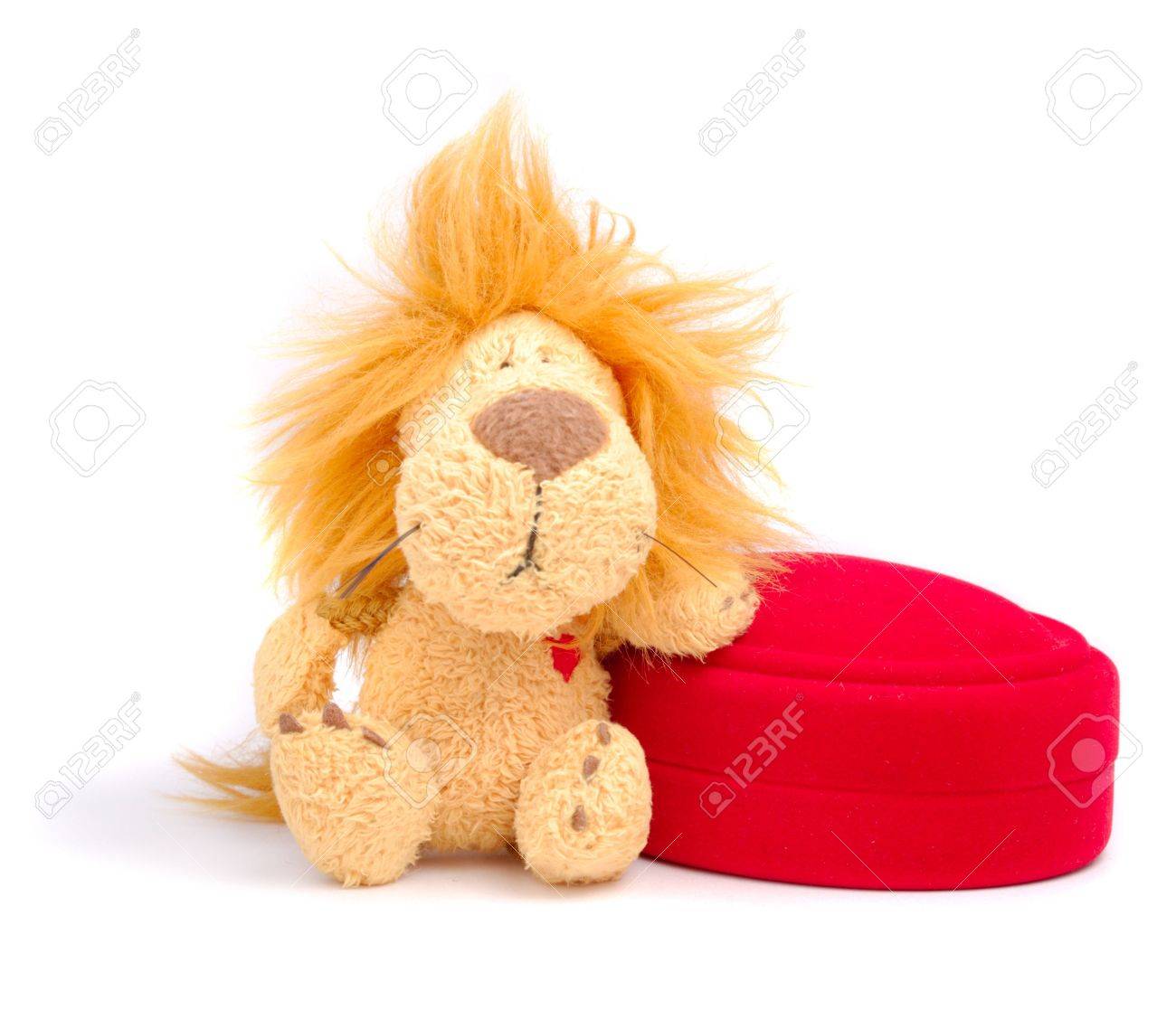 small stuffed lion