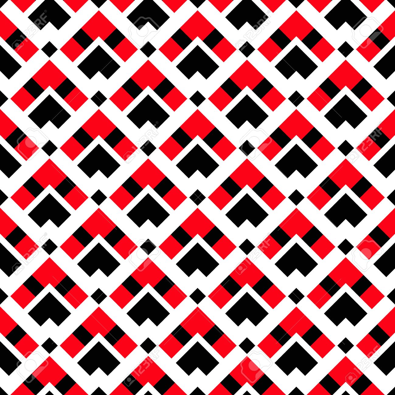 Téléchargement gratuit Images Vecteur De Fond Motif Geometrique Noir Motif De Triangle Rouge actualisé par