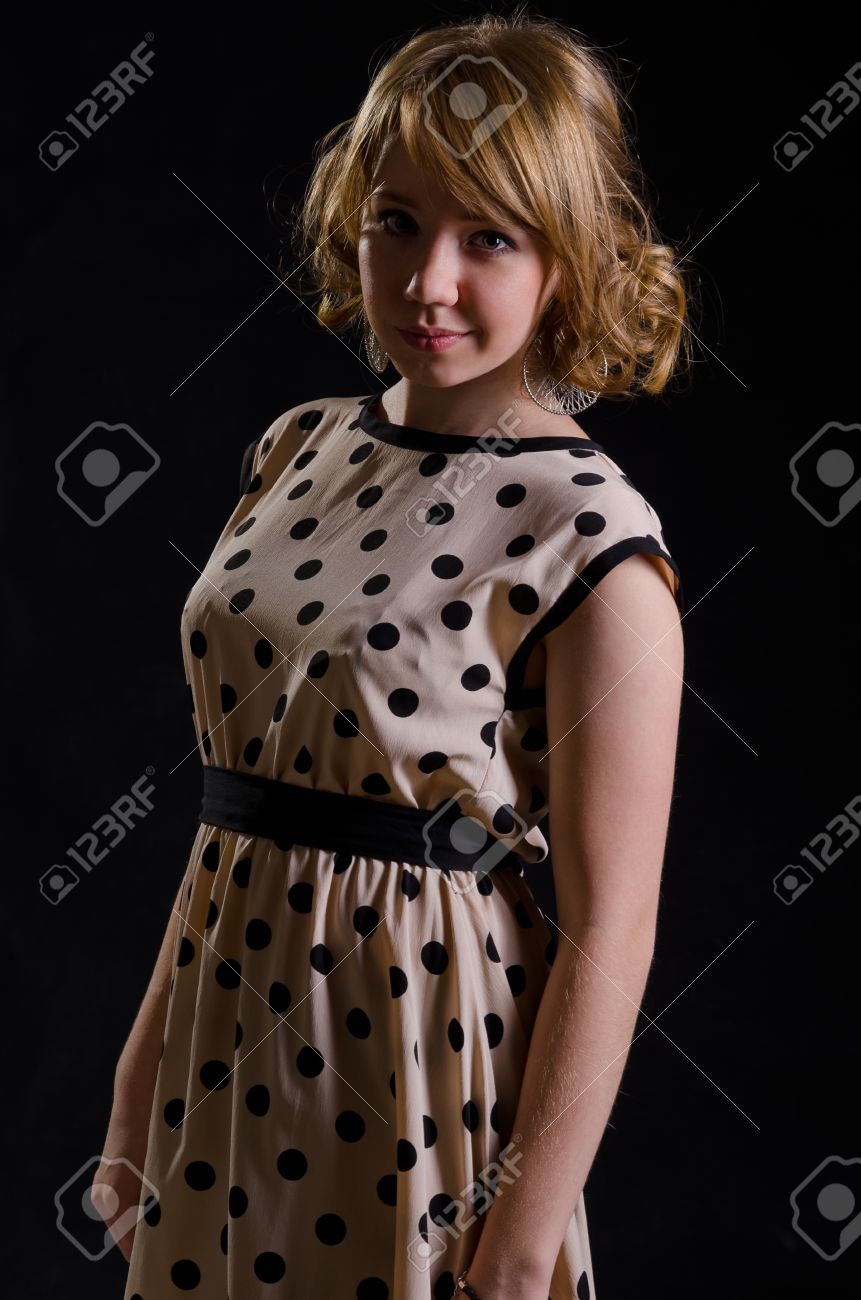 60's polka dot fashion